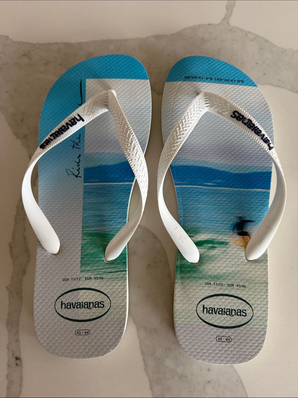 Havianas Top Surfer Flip Flops Men’s 11/12. Ride The Wave